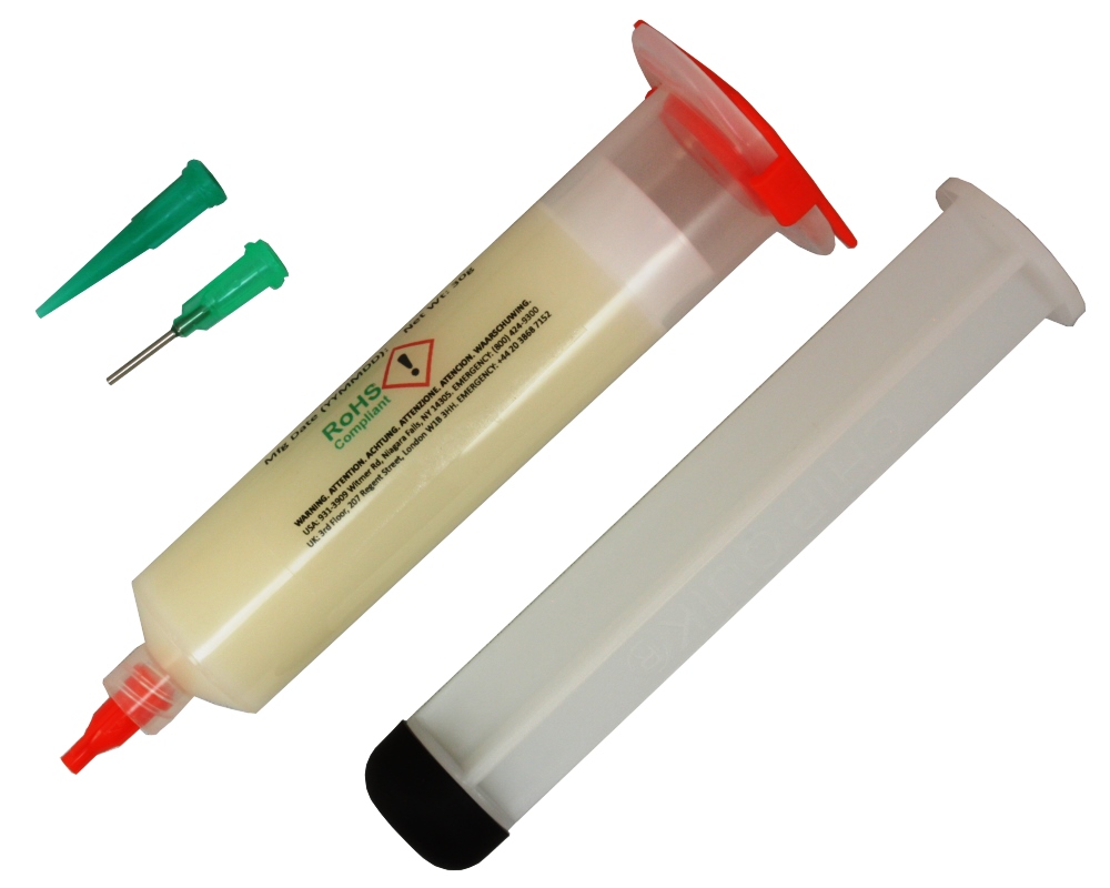 Chip Quik - Smooth Flow Tack Flux No-Clean in a 30cc syringe w 