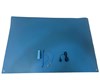 2 x 3 foot ESD Mat 2mm/0.079" thick, Light Blue, 2 buttons, wrist strap, ground cord