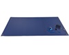 2 x 4 foot ESD Mat 2mm/0.079" thick, Dark Blue, 2 buttons, wrist strap, ground cord