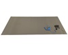 2 x 4 foot ESD Mat 2mm/0.079" thick, Grey, 2 buttons, wrist strap, ground cord
