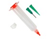 10cc syringe (empty) (with piston, front cover, rear cover, two tips) - qty 1
