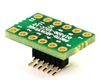 DIP-12 (0.3" width, 0.1" pitch) to SOIC-12 Narrow (1.27mm pitch, 150/200 mil body) Adapter DIP-12 (0.3" width, 0.1" pitch) to SOIC-12 Narrow (1.27mm pitch, 150/200 mil body) Adapter