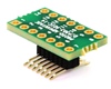 DIP-14 (0.3" width, 0.1" pitch) to SOIC-14 Wide (1.27mm pitch, 300 mil body) Adapter DIP-14 (0.3" width, 0.1" pitch) to SOIC-14 Wide (1.27mm pitch, 300 mil body) Adapter