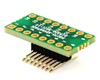 DIP-16 (0.3" width, 0.1" pitch) to SOIC-16 Wide (1.27mm pitch, 300 mil body) Adapter