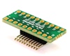 DIP-20 (0.3" width, 0.1" pitch) to SOIC-20 Wide (1.27mm pitch, 300 mil body) Adapter
