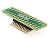 DIP-28 (0.3" width, 0.1" pitch) to SOIC-28 Wide (1.27mm pitch, 300 mil body) Adapter