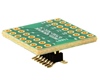 DIP-14 (0.6" width, 0.1" pitch) to SOIC-14 Narrow (1.27mm pitch, 150/200 mil body) Adapter