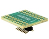DIP-16 (0.6" width, 0.1" pitch) to SOIC-16 Narrow (1.27mm pitch, 150/200 mil body) Adapter