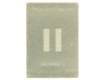 Dual Row 0.4mm Pitch 50-Pin Connector Stencil