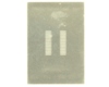Dual Row 0.5mm Pitch 40-Pin Connector Stencil