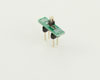 Dual Row 1.27mm Pitch  4-Pin Male Header to DIP-4 Adapter