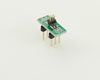 Dual Row 1.27mm Pitch  6-Pin Male Header to DIP-6 Adapter