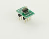 Dual Row 1.27mm Pitch 10-Pin Male Header to DIP-10 Adapter