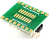 Dual Row 1.27mm Pitch 16-Pin to Dual Row 2.54mm Pitch Adapter