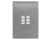 Dual Row 1.27mm Pitch 12-Pin Connector Stencil