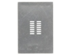 Dual Row 1.27mm Pitch 14-Pin Connector Stencil