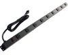 36 inch - 9 Outlet Metal Power Strip, Surge Protected