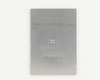 QFN-28 (0.4 mm pitch, 4 x 4 mm body, 2.4 x 2.4 mm pad) Stainless Steel Stencil