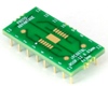 MSOP-12 to DIP-16 SMT Adapter (0.65 mm pitch, 4.0 x 3.0 mm body) Compact Series