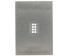 QFN-56 (0.4 mm pitch, 5.0 x 9.0 mm body) Stainless Steel Stencil