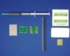 QFN-12 (0.4 mm pitch, 2 x 2 mm body) PCB and Stencil Kit