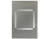 PLCC-68 (1.27 mm pitch, 25 x 25 mm body) Stainless Steel Stencil