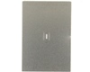 QFN-20 (0.5 mm pitch, 4.5 x 2.5 mm body) Stainless Steel Stencil