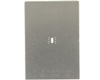 DFN-8 (0.8 mm pitch, 3 x 3 mm body) Stainless Steel Stencil