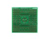 TQFP 48,64,80,100 pin breadboard - TH with 0805 and SOIC-8