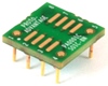 SOIC-8 to DIP-8 SMT Adapter (1.27 mm pitch, 150/200 mil body) Compact Series
