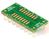 SOIC-16 to DIP-16 SMT Adapter (1.27 mm pitch, 150/200 mil body) Compact Series