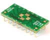 QFN-16 to DIP-16 SMT Adapter (0.5 mm pitch, 3 x 3 mm body) Compact Series