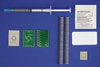 QFN-28 (0.8 mm pitch, 7 x 7 mm body) PCB and Stencil Kit