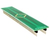 TQFP-100/VQFP-100 to DIP-100 SMT Adapter (0.5 mm pitch, 14 x 14 mm body)