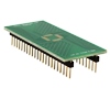 LLP-44 to DIP-44 SMT Adapter (0.5 mm pitch, 7 x 7 mm body)