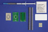 PLCC-32 (50 mils / 1.27 mm pitch) PCB and Stencil Kit