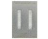 SOIC-44 (0.8 mm pitch, 8.3 mm body) Stainless Steel Stencil