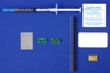 BGA-4 (0.8 mm pitch, 1.6 x 1.6 mm body) PCB and Stencil Kit