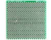 Solder-in breadboard 2x2" 1.27mm + 2.54mm pitch staggered plated holes