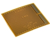 Electrode Flexible PCB, with 15x15mm Square Pad Area, Tight Trace/Space, Across (Compact) Surface Mount Pad Direction, ENIG