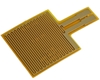 Electrode Flexible PCB, with 15x15mm Square Pad Area, Tight Trace/Space, Long Surface Mount Pad Direction, ENIG