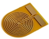 Electrode Flexible PCB, with 10x10mm Round Pad Area, Tight Trace/Space, Across (Compact) Surface Mount Pad Direction, ENIG