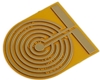 Electrode Flexible PCB, with 15x15mm Round Pad Area, Wide Trace/Space, Across (Compact) Surface Mount Pad Direction, ENIG