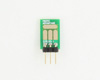 SOT-23, 3mm and 4mm inductor adapter, common trace -  3 pin
