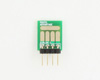 SOT-23, 3mm and 4mm inductor adapter, common trace -  4 pin