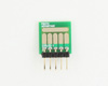 SOT-23, 3mm and 4mm inductor adapter, common trace -  5 pin