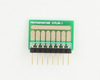 SOT-23, 3mm and 4mm inductor adapter, common trace -  8 pin