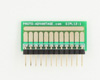 SOT-23, 3mm and 4mm inductor adapter, common trace - 12 pin
