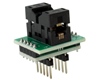 MSOP-10 Socket to DIP-10 Adapter (3 mm body, 0.5 mm pitch)
