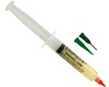 ROL0 No-Clean Halogen-Free Tack Flux in 10cc/10g Luer Lock Manual Syringe w/tips